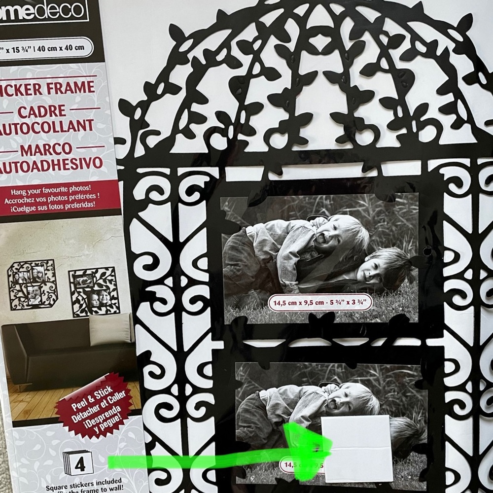 🌾 Photo frame decal